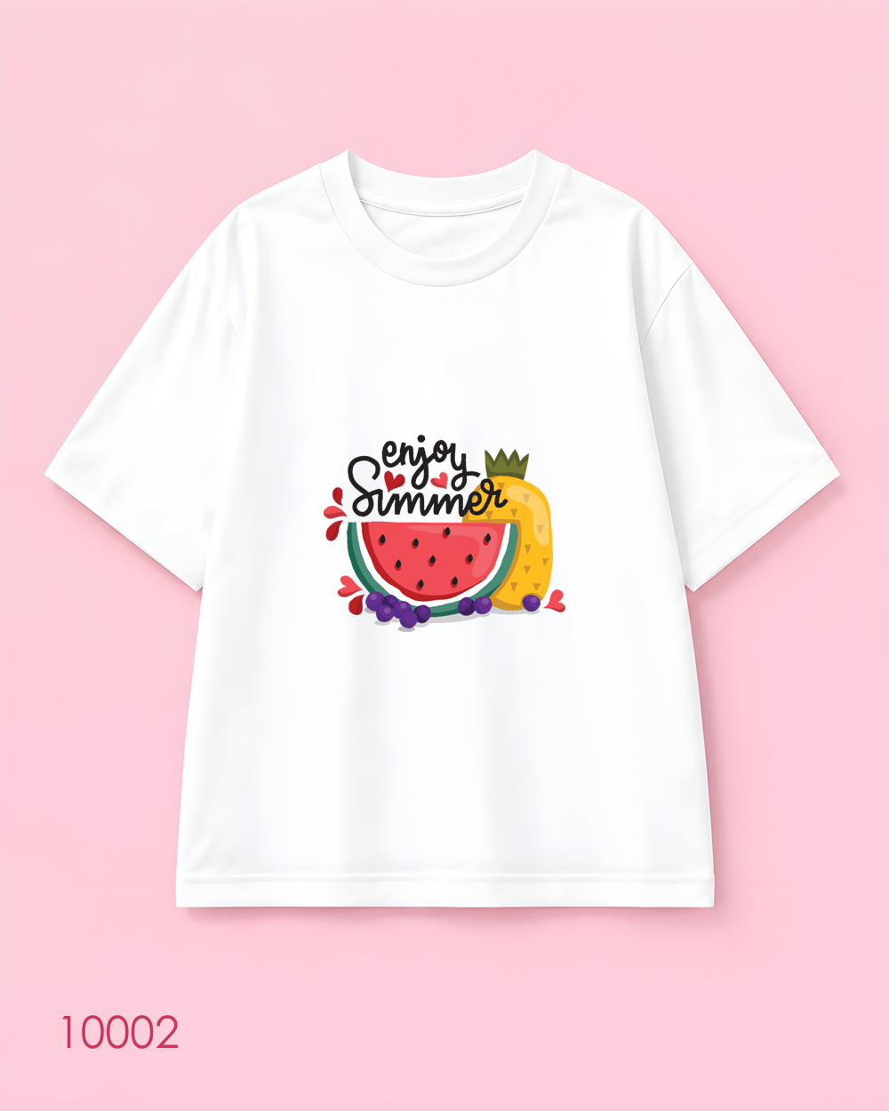 تیشرت اورسایز طرح Enjoy Summer