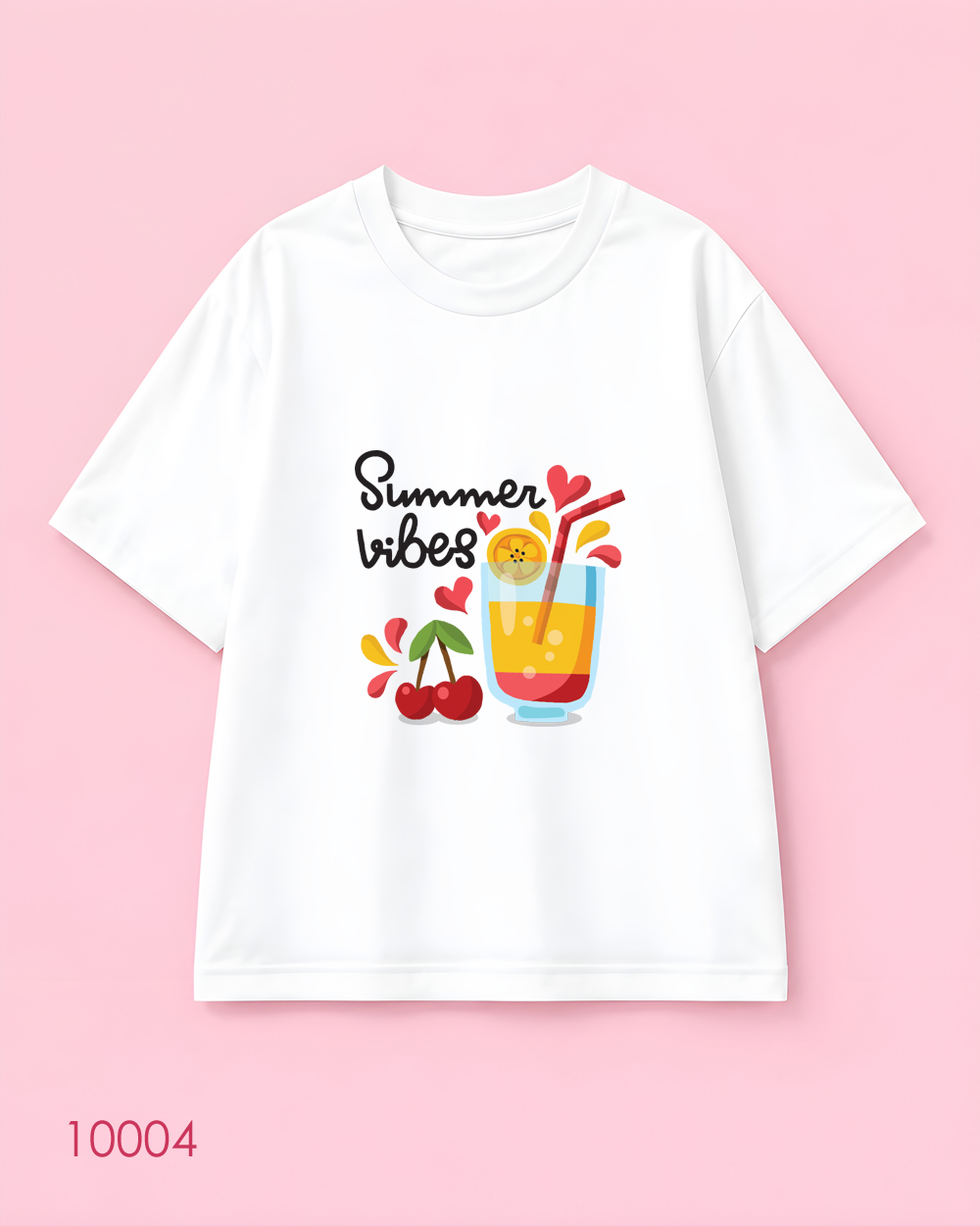 تیشرت اورسایز طرح Summer Vibes