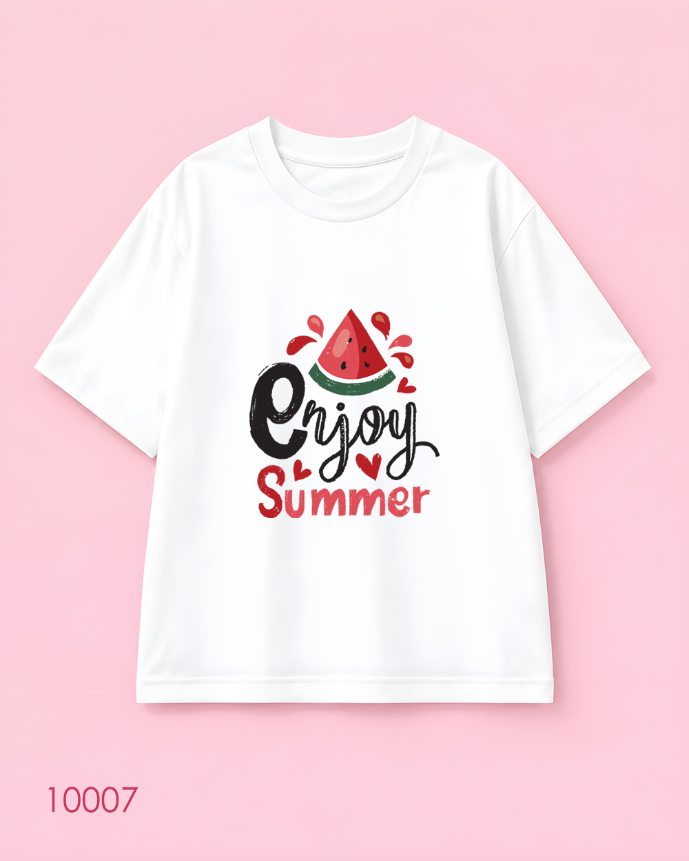 تیشرت اورسایز طرح Enjoy Summer