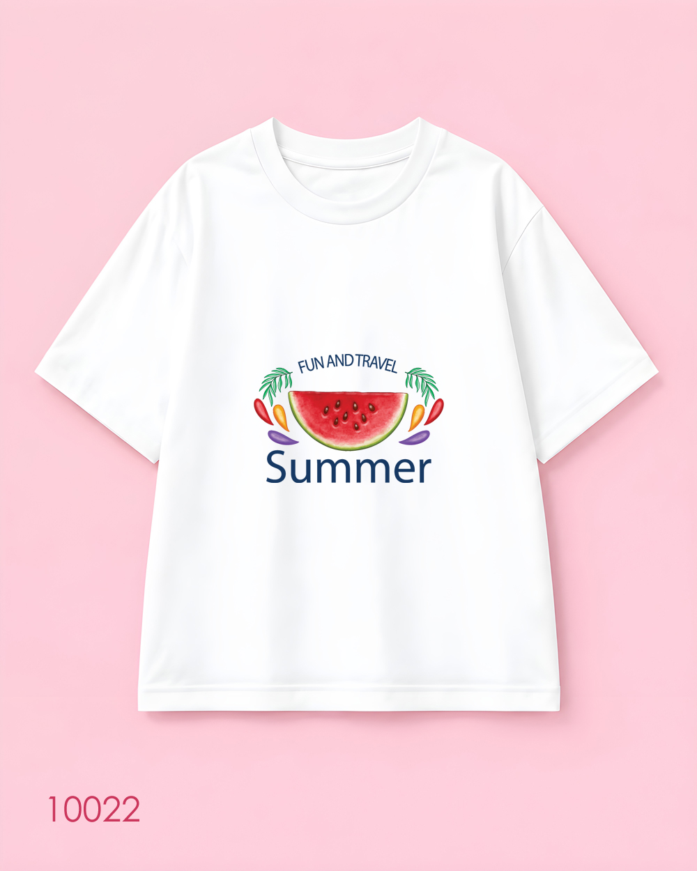 تیشرت اورسایز نخ پنبه طرح “Fun and Travel Summer”