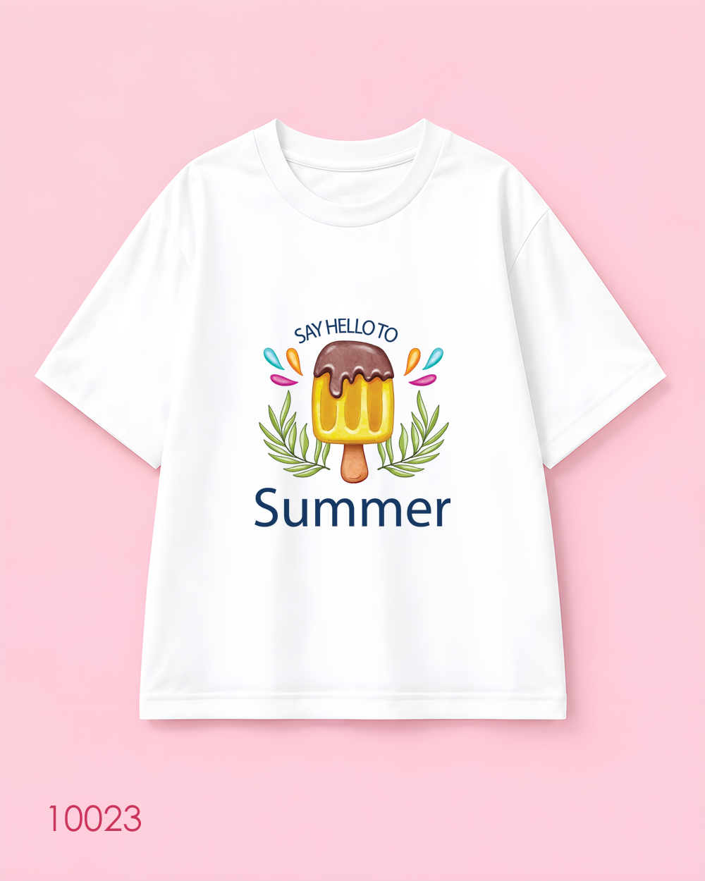 تیشرت اورسایز طرح “Say Hello To Summer”